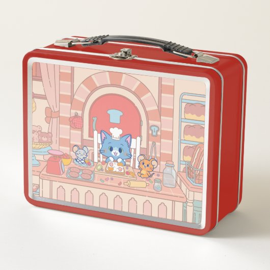 Lunch Box Anime Tom, Jerry et boulangerie Tuffy (Devant)
