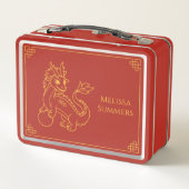 Lunch Box Année du zodiaque chinois du Dragon (Dos)