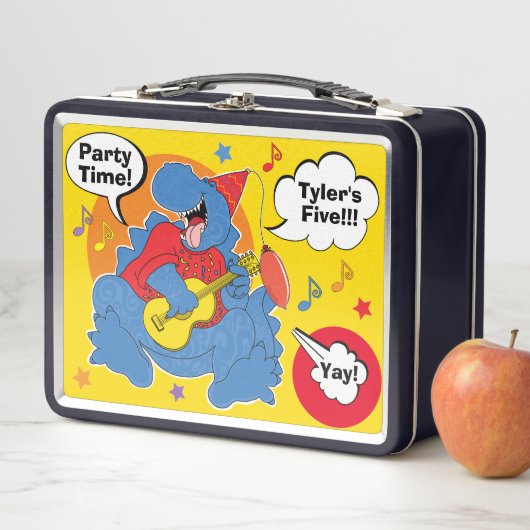 Lunch Box Anniversaire Dinosaur (En situation)