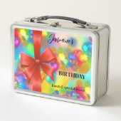 Lunch Box Anniversaire festif coloré (Devant)