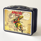 Lunch Box Apache Trail #1, Amérindien Avec Bannière (Devant)