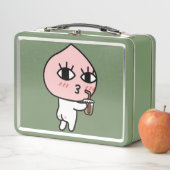 Lunch Box Apeach avec café glacé (En situation)