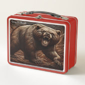 Lunch Box Apex Predator en cuir embouti (Devant)