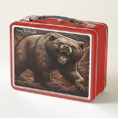 Lunch Box Apex Predator en cuir embouti (Dos)