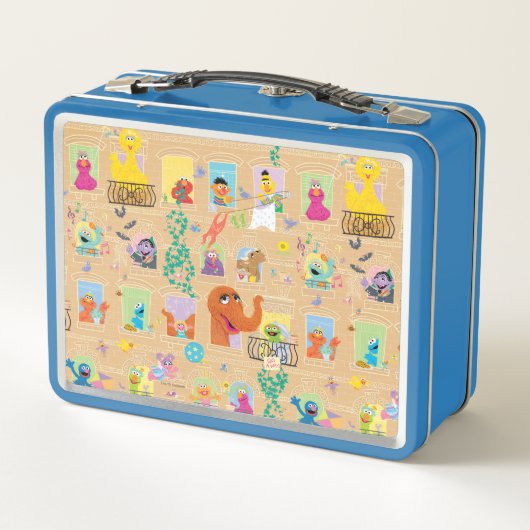 Lunch Box Appartement Sesame Street Motif Windows (Dos)
