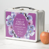 Lunch Box Appréciation du pasteur Merci Floral (En situation)