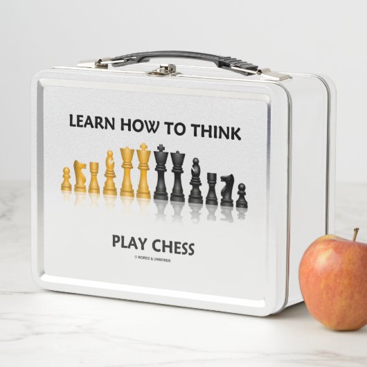 Lunch Box Apprenez comment penser le jeu d'échecs réfléchi (En situation)