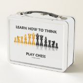 Lunch Box Apprenez comment penser le jeu d'échecs réfléchi (Dos)