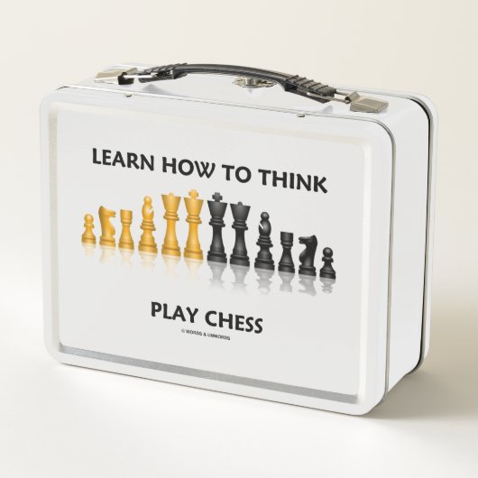 Lunch Box Apprenez comment penser le jeu d'échecs réfléchi (Dos)