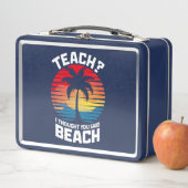 Lunch Box Apprenez-Moi Que Vous Avez Dit Professeur De Plage (En situation)