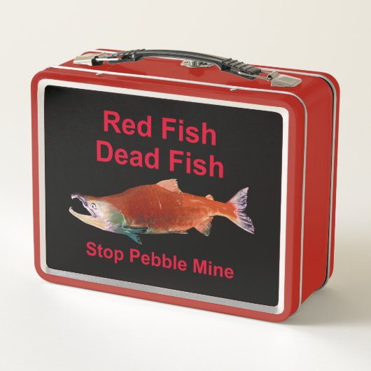 Lunch Box Après Saumon - Arrêter la mine de galets (Dos)