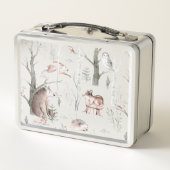 Lunch Box Aquarelle Animaux forestiers (Dos)