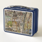 Lunch Box Aquarelle Big Ben des destinations | et oeil de (Dos)