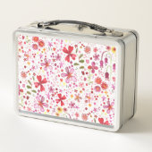 Lunch Box Aquarelle de fleurs sauvages (Dos)