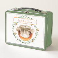 Aquarelle de pot de miel Floral Personnalisé