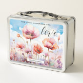 Lunch Box Aquarelle Fleur sauvage Artiste (Dos)