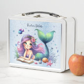 Lunch Box Aquarelle Sirène Mer Vie Mignonne Belle (En situation)