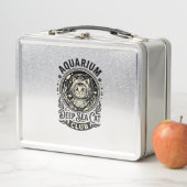 Lunch Box Aquarium Chat de mer profond Graphique de chat drô (En situation)