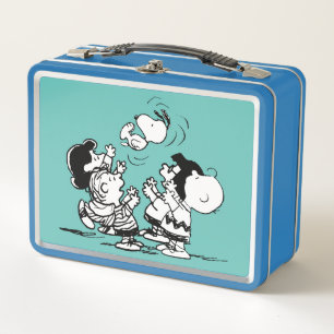 Lunch Box Arachides Gang Lifting Snoopy