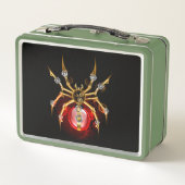 Lunch Box Araignée en vapeur noire (Dos)