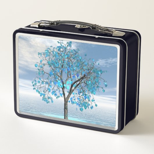 Lunch Box Arbre bleu cristal (Dos)