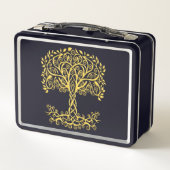 Lunch Box Arbre Celtique Jaune (Dos)