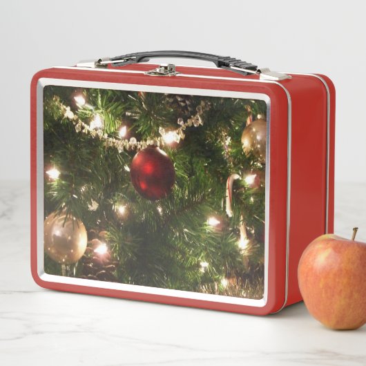 Lunch Box Arbre de Noël I Vacances Plutôt vert et rouge (En situation)