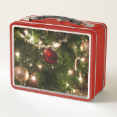 Lunch Box Arbre de Noël I Vacances Plutôt vert et rouge (Dos)