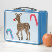 Lunch Box Arbre de Noël Super Snow Blue Eyed Reinder (En situation)
