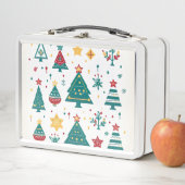 Lunch Box Arbre de Noël Vintage (En situation)