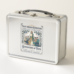 Lunch Box Arbre Généalogique de Jésus Chemise Foi Basée Desi