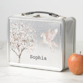 Lunch Box Arbre rose Floral Unicorne Pegasus (En situation)