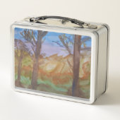 Lunch Box Arbres au coucher du soleil (Dos)