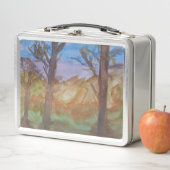 Lunch Box Arbres au coucher du soleil (En situation)