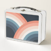 Lunch Box Arc-en-ciel coloré à double rétro (Devant)