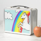 Lunch Box Arc-en-ciel de Unicorne (En situation)
