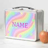 Lunch Box Arc en ciel et étoiles (En situation)