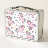 Lunch Box Arc-en-ciel Licorne Mignonne (Dos)