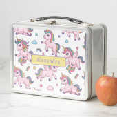 Lunch Box Arc-en-ciel Licorne Mignonne (En situation)