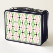 Lunch Box Arlequin Starburst Rose/Kiwi ©studioxtine (Dos)