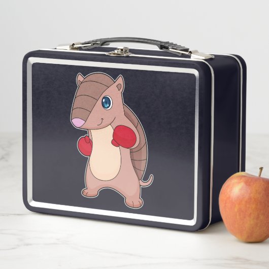 Lunch Box Armadillo Boxer Gants de boxe (En situation)
