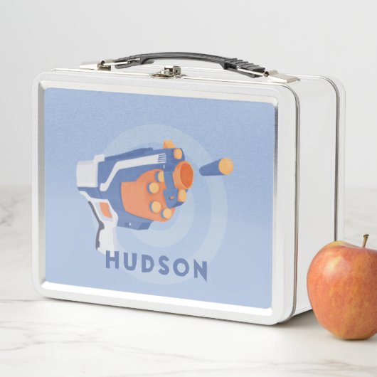 Lunch Box Arme à fléchettes en mousse conception personnalis (En situation)