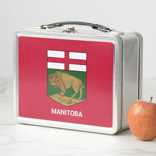 Lunch Box Armoiries du Manitoba - CANADA (En situation)