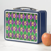 Lunch Box Arrière - plan de bijoux Mardi Gras (En situation)