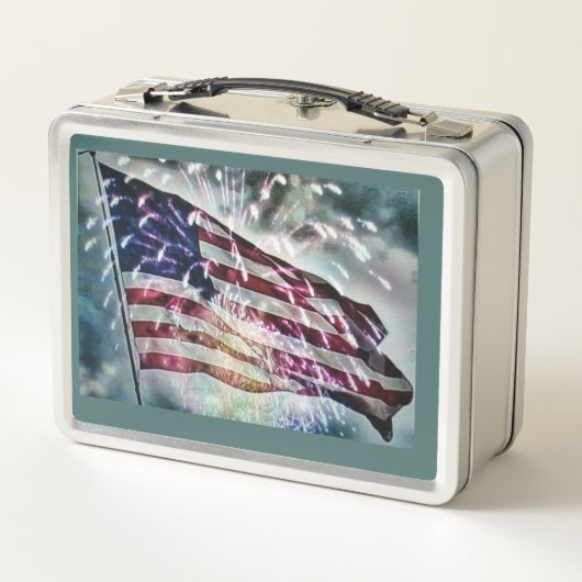 Lunch Box Arrière-plan Fireworks (Dos)