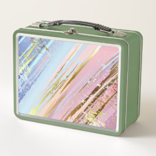 Lunch Box Arrière - plan rose texturé