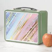 Lunch Box Arrière - plan rose texturé (En situation)