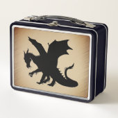 Lunch Box Arrière - plan rustique Black Dragon (Devant)