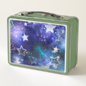 Lunch Box Arrière - plan spatial avec étoiles (Dos)