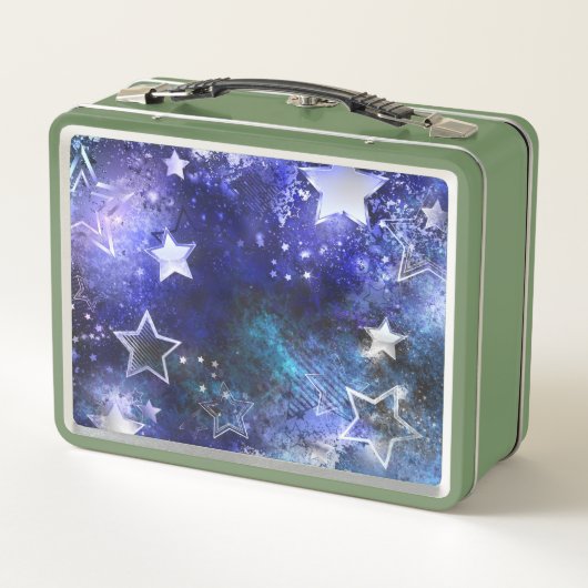 Lunch Box Arrière - plan spatial avec étoiles (Dos)